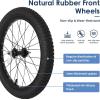 image:image1214161820 Inch Kids Bike Front Wheels Replacement with Solid Air Rubber Tire and Inner Tube Bicycle Bike Wheels Dont Fit with Huffy Bike13 Inch Wrench Included16 InchBlack