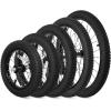image:image1214161820 Inch Kids Bike Front Wheels Replacement with Solid Air Rubber Tire and Inner Tube Bicycle Bike Wheels Dont Fit with Huffy Bike13 Inch Wrench Included16 InchBlack