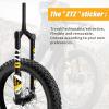 image:image2026 Inch 50 Fat Tire Bike Air Mountain Bike Inverted Suspension Fork Thru Axle 15  150mm MTB Manual Lockout Rebound Adjustment Straight Tapered Front Forks for Snow Beach EBikeSingle CrownTapered26 inch