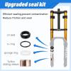 image:image26 Inch 40 Fat Tire Bike Air Suspension Fork  180mm Travel 135mm Hub Spacing Straight Tube MTB Manual Lockout QR 9mm Double Shoulder Bicycle Front Forks for Fat Snow Beach EBikeGold