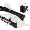 image:image26 Inch 40 Fat Tire Bike Air Suspension Fork  180mm Travel 135mm Hub Spacing Straight Tube MTB Manual Lockout QR 9mm Double Shoulder Bicycle Front Forks for Fat Snow Beach EBikeBlack