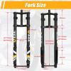 image:image26 Inch 50 Fat Tire Bike Air Mountain Bike Inverted Suspension Fork Thru Axle 15  150mm MTB Manual Lockout Rebound Adjustment Straight Tapered Front Forks for Snow Beach EBike