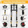 image:image26 Inch 50 Fat Tire Bike Air Mountain Bike Inverted Suspension Fork Thru Axle 15  150mm MTB Manual Lockout Rebound Adjustment Straight Tapered Front Forks for Snow Beach EBike