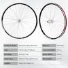 image:image26 Mountain Bike Wheelset Quick Release MTB Bicycle Double Wall Rims MTB Wheel Set Ultralight Aluminum Alloy 32H Bike Wheels Compatible MFTZ50067 Speed FreewheelSilver