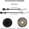 image:image26 Mountain Bike Wheelset Quick Release MTB Bicycle Double Wall Rims MTB Wheel Set Ultralight Aluminum Alloy 32H Bike Wheels Compatible MFTZ50067 Speed FreewheelSilver