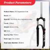 image:image2627529 Inch MTB Suspension Fork Travel 120mm 286mm Straight Tube QR 9mm 100mm Spacing Hub Crown Lockout Aluminum Alloy Shock Absorber XC Mountain Bike Front Fork29 inch