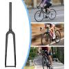 image:image700C Carbon Fiber MTB Front Fork Road Bike Fork Disc Brake Thru Axle 12mm100mm Gravel Fork Tapered Tube Superlight Mountain Bike Front ForksThru Axle 12mm100mm