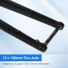 image:image700C Carbon Fiber MTB Front Fork Road Bike Fork Disc Brake Thru Axle 12mm100mm Gravel Fork Tapered Tube Superlight Mountain Bike Front ForksThru Axle 12mm100mm