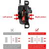 image:imageBRBLMT200 MTB Hydraulic Disc Brakes Set Left Front 800mm Right Rear 1550mm Mountain Bike Hydraulic Brake Mountain Bike Bicycle Disc Brake 2 PistonFront Brake Only