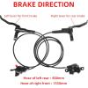 image:imageBRBLMT200 MTB Hydraulic Disc Brakes Set Left Front 800mm Right Rear 1550mm Mountain Bike Hydraulic Brake Mountain Bike Bicycle Disc Brake 2 PistonFrontRear Brake