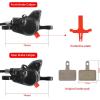 image:imageBRBLMT200 MTB Hydraulic Disc Brakes Set Left Front 800mm Right Rear 1550mm Mountain Bike Hydraulic Brake Mountain Bike Bicycle Disc Brake 2 PistonFrontRear Brake