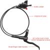 image:imageBRBLMT200 MTB Hydraulic Disc Brakes Set Left Front 800mm Right Rear 1550mm Mountain Bike Hydraulic Brake Mountain Bike Bicycle Disc Brake 2 PistonRear Brake Only