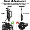image:imageEBike Hydraulic Disc Brake Set 2PIN 2Pistons Electric PowerOff Hydraulic Brakes Set Left Front 950mm Right Rear 1880mm PreBled with Mineral Oil Brakes Kit for eBike MTB ScootersBlack