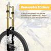 image:imageZ00M 27529 Inch MTB Bike Suspension Fork  170mm Travel 110mm Hub Spacing 118 Straight Tube Thru Axle 20mm Double Shoulder Aluminum Alloy Bikes Fork