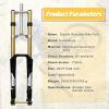 image:imageZ00M 27529 Inch MTB Bike Suspension Fork  170mm Travel 110mm Hub Spacing 118 Straight Tube Thru Axle 20mm Double Shoulder Aluminum Alloy Bikes Fork