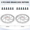 image:imageZ00M HB875E Ebike Hydraulic Disc Brake Set Electric PowerOff Hydraulic Brake Set with 180mm Rotors PreBled with Mineral Oil Brakes Kit for eBike Mountain Bike Road BikeEbike Brakes2160mm Rotors