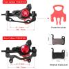image:imageZ00M HB875E Ebike Hydraulic Disc Brake Set Electric PowerOff Hydraulic Brake Set with 180mm Rotors PreBled with Mineral Oil Brakes Kit for eBike Mountain Bike Road BikeEbike Brakes2160mm Rotors