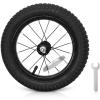 image:image1214161820 Inch Kids Bike Front Wheels Replacement with Solid Air Rubber Tire and Inner Tube Bicycle Bike Wheels Dont Fit with Huffy Bike13 Inch Wrench Included12 InchBlack