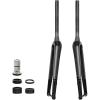 image:image700C Carbon Fiber MTB Front Fork Road Bike Fork Disc Brake Thru Axle 12mm100mm Gravel Fork Tapered Tube Superlight Mountain Bike Front ForksThru Axle 12mm100mm