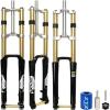 image:imageZ00M 27529 Inch MTB Bike Suspension Fork  170mm Travel 110mm Hub Spacing 118 Straight Tube Thru Axle 20mm Double Shoulder Aluminum Alloy Bikes Fork