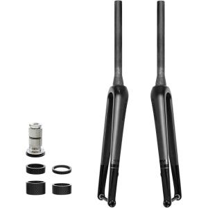 image:image700C Carbon Fiber MTB Front Fork Road Bike Fork Disc Brake Thru Axle 12mm100mm Gravel Fork Tapered Tube Superlight Mountain Bike Front ForksThru Axle 12mm100mm
