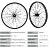 image:image2026 x 185 Heavy Duty Bike Rim Wheelsset Front and Rear Wheel 12 Gauge 48 Spokes Wheelset Double Wall Aluminum Alloy Bicycle Wheels Rims Disc Brake MTB Wheel Set26 inch