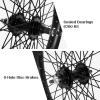 image:image2026 x 185 Heavy Duty Bike Rim Wheelsset Front and Rear Wheel 12 Gauge 48 Spokes Wheelset Double Wall Aluminum Alloy Bicycle Wheels Rims Disc Brake MTB Wheel Set20 Inch