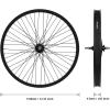image:image2026 x 185 Heavy Duty Bike Rim Wheelsset Front and Rear Wheel 12 Gauge 48 Spokes Wheelset Double Wall Aluminum Alloy Bicycle Wheels Rims Disc Brake MTB Wheel Set26 inch