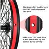 image:image2026 x 185 Heavy Duty Bike Rim Wheelsset Front and Rear Wheel 12 Gauge 48 Spokes Wheelset Double Wall Aluminum Alloy Bicycle Wheels Rims Disc Brake MTB Wheel Set20 Inch