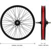 image:image2026 x 185 Heavy Duty Bike Rim Wheelsset Front and Rear Wheel 12 Gauge 48 Spokes Wheelset Double Wall Aluminum Alloy Bicycle Wheels Rims Disc Brake MTB Wheel Set20 Inch