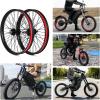 image:image2026 x 185 Heavy Duty Bike Rim Wheelsset Front and Rear Wheel 12 Gauge 48 Spokes Wheelset Double Wall Aluminum Alloy Bicycle Wheels Rims Disc Brake MTB Wheel Set20 Inch