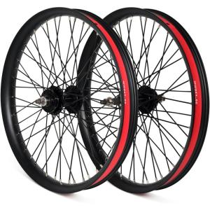 image:image2026 x 185 Heavy Duty Bike Rim Wheelsset Front and Rear Wheel 12 Gauge 48 Spokes Wheelset Double Wall Aluminum Alloy Bicycle Wheels Rims Disc Brake MTB Wheel Set20 Inch